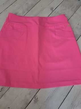 Lilly Pulitzer UPF 50+ Luxletic Monica Golf Skort in Pink Isle 4